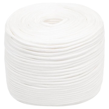 Frânghie de barcă, alb complet, 6 mm, 50 m, polipropilenă - Img 2
