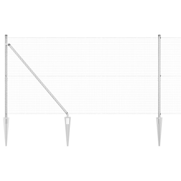 Gard cu Sârmă Sudată cu 13 Posturi Spike 1.2x25 m din Oțel Galvanizat - Img 2
