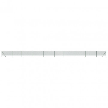 Gard de plasă de sârmă, verde, 1x25 m - Img 2