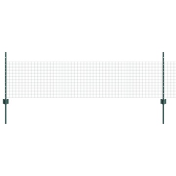 Gard din Fier Sudat cu 22 U Poste Verde 0.5x50 m Oțel - Img 2