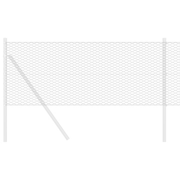 Gard Hexagonal Gri 0.8 x 10 m Oțel - Img 3