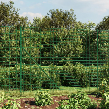 Gard plasă de sârmă cu țăruși de fixare, verde, 1,8x10 m - Img 1
