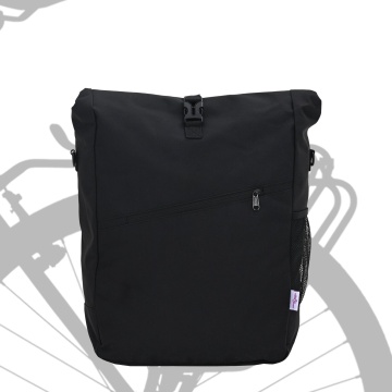 Geanta de bicicletă pentru suport de bicicletă 25 L Negru 33x16x48 cm - Img 1