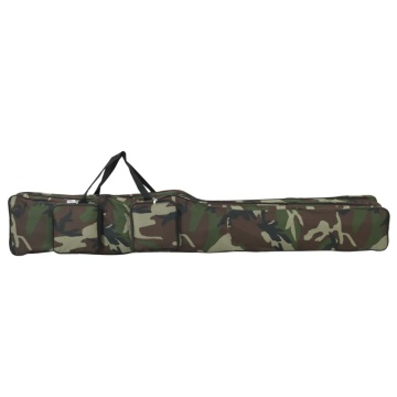 Geantă pentru undiță, verde camuflaj, 150 cm, țesătură oxford - Img 1