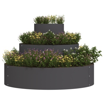 Ghiveci metalic Oțel/negru Oțel Mare Modular Ghiveci metalic - Img 3