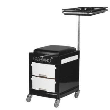 Helper - scaun pedichiura 16 plus negru/alb - Img 3