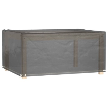 Husă pentru mobilier de grădină, 8 ocheți, 160x120x75 cm pătrat - Img 2