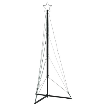 Instalație brad de Crăciun 363 LED-uri, alb cald, 182 cm - Img 4