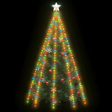 Instalație brad de Crăciun cu 400 LED-uri multicolor 400 cm - Img 3