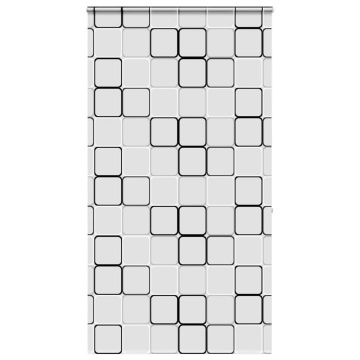 Jaluză cu role de duș cu casetă 120x240cm lățime material 116cm - Img 1