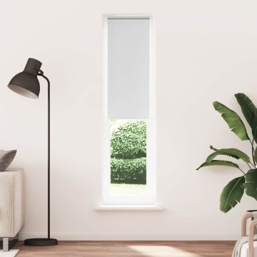 Jaluză cu role opace alb 40x210 cm lățime material 35,7 cm - Img 2