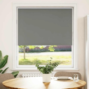 Jaluză cu role opace gri 105x150 cm lățime material 100,7 cm - Img 1