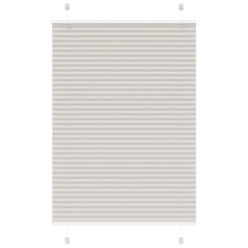 Jaluză plisată gri deschis 100x100cm Lățime țesătură 99,4cm - Img 1