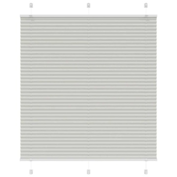 Jaluză plisată gri deschis 120x150 cm Lățime țesătură 119,4 cm - Img 1