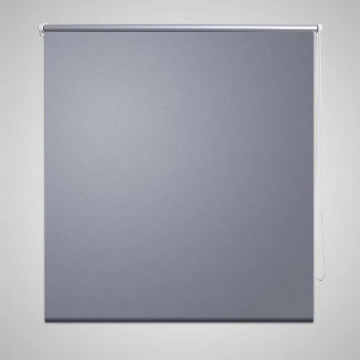 Jaluzea rulabilă opacă, 100 x 230 cm, gri - Img 1