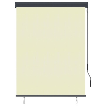 Jaluzea tip rulou de exterior, crem, 120 x 250 cm - Img 2