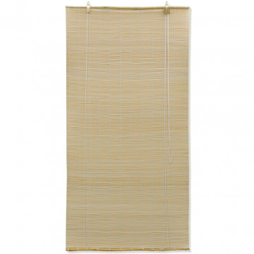 Jaluzele rulabile, 140 x 160 cm, bambus natural - Img 2