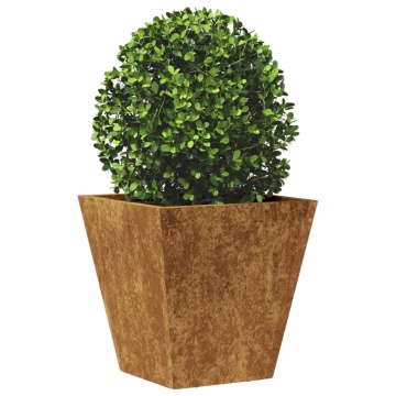 Jardinier de grădină 30x30x30 cm Oțel rezistent la intemperii - Img 3