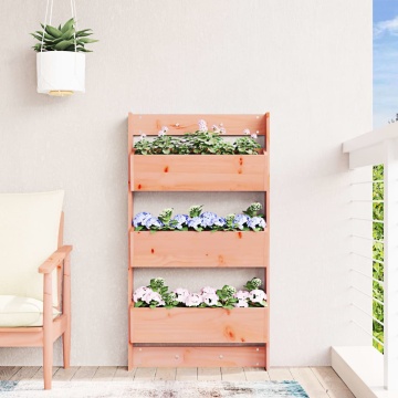 Jardinieră de perete cu 3 niveluri 60x18,5x110 cm lemn douglas - Img 3