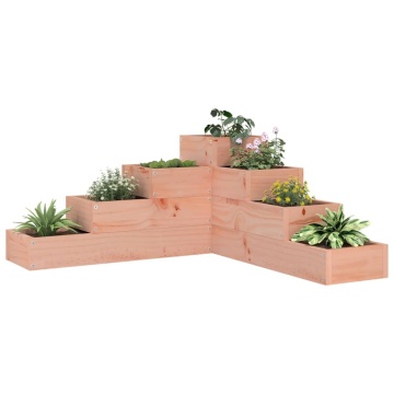 Jardinieră grădină 4 niveluri, 80,5x79x36 cm lemn masiv douglas - Img 1