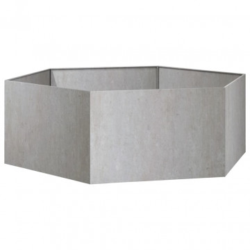 Jardinieră, ruginiu, 120x120x45 cm, oțel corten - Img 4