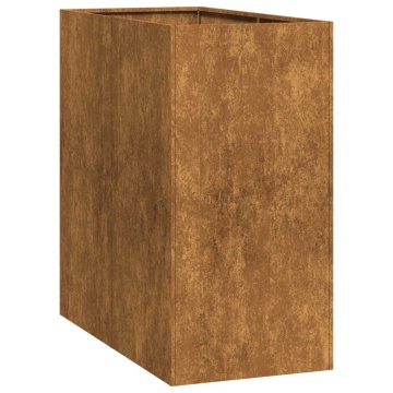 Jardinieră Rusty 40x80x80 cm Oțel pentru intemperii - Img 2