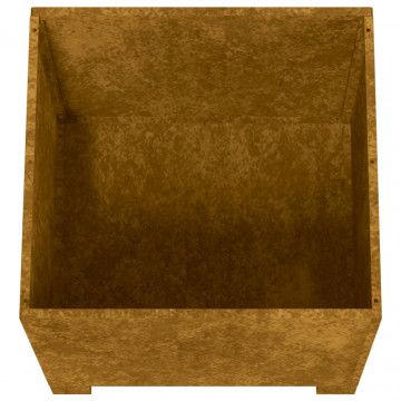 Jardiniere cu picioare 2 buc. ruginiu 49x47x50 cm oțel corten - Img 7
