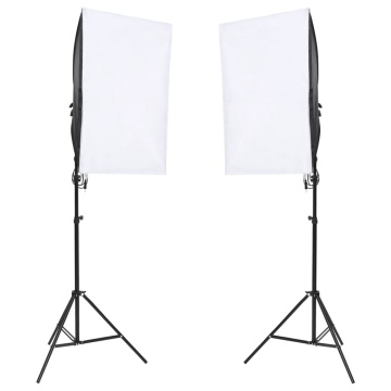 Kit studio foto cu set de lumină și fundal - Img 2