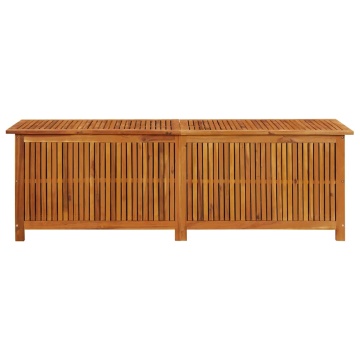 Ladă de depozitare grădină, 175x50x58 cm, lemn masiv de acacia - Img 4
