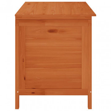 Ladă depozitare de grădină 99x49,5x58,5 cm lemn masiv de brad - Img 8