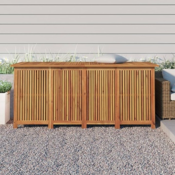Ladă depozitare pentru grădină 175x80x75 cm lemn masiv acacia - Img 1