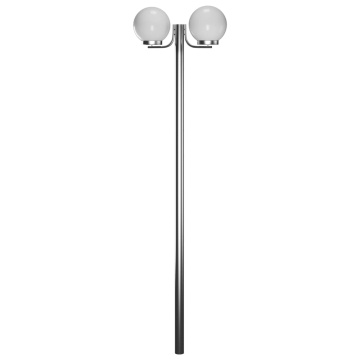 Lampă de grădină cu stâlp, 2 lămpi, 220 cm - Img 3