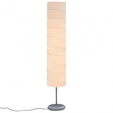 Lampă de podea cu suport, alb, 121 cm E27 - Img 2