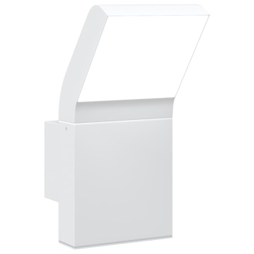 Lampă exterioară de perete cu LED, alb, aluminiu turnat - Img 2