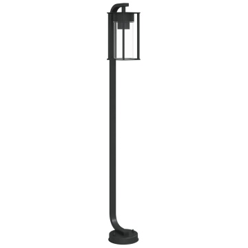 Lampă exterioară de podea, negru, 100 cm, oțel inoxidabil - Img 2