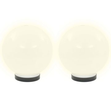Lămpi glob cu LED, 4 buc., 20 cm, PMMA, sferic - Img 3