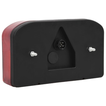 Lumini pentru remorcă 2 buc. bec clasic 12 V roșu 23x6x13 cm - Img 5