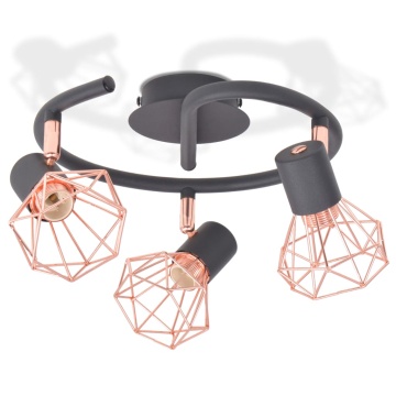 Lustră cu 3 becuri LED cu filament, 12 W - Img 3