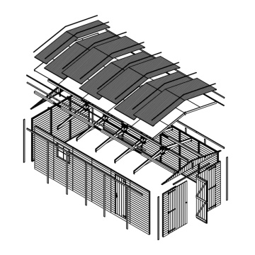 Magazie de gradina din lemn - L11ft x L20ft x H7ft - TIMBELA M102 - Img 7