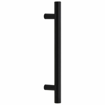 Mânere de dulap, 10 buc., negru, 128 mm, oțel inoxidabil - Img 5