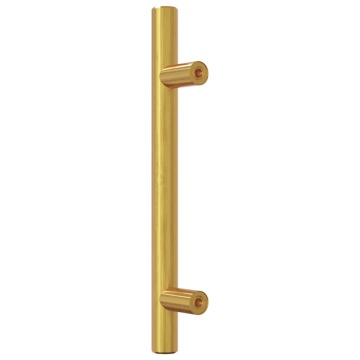 Mânere de dulap, 20 buc., auriu, 96 mm, oțel inoxidabil - Img 6