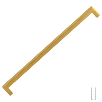 Mânere de dulap, 5 buc., auriu, 320 mm, oțel inoxidabil - Img 3