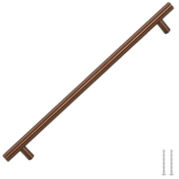 Mânere de dulap, 5 buc., bronz, 320 mm, oțel inoxidabil - Img 3