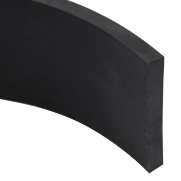 Margine de cauciuc pentru plug de zăpadă negru 200x8x1 cm - Img 4