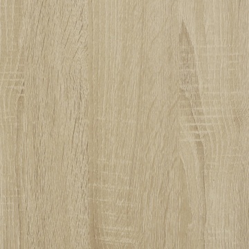 Masă bar cu raft stejar Sonoma, 124x46x103,5 cm, lemn prelucrat - Img 7