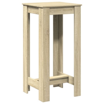Masă bar, stejar sonoma, 51x50x103,5 cm, lemn prelucrat - Img 2