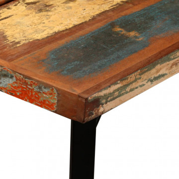 Masă de bar, 150 x 70 x 107 cm, lemn masiv reciclat - Img 8