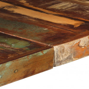 Masă de bucătărie, 140x140x75 cm, lemn masiv reciclat - Img 8