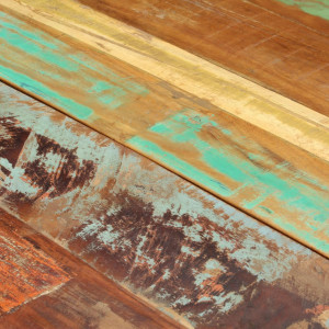 Masă de bucătărie, 180 x 90 x 76 cm, lemn masiv reciclat - Img 2