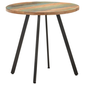 Masă de bucătărie, 80 cm, lemn masiv reciclat - Img 7